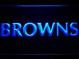 Cleveland Browns (7) LED Neon Sign Electrical - Blue - TheLedHeroes