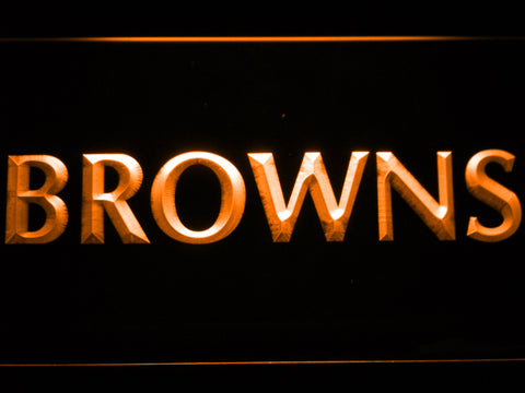 FREE Cleveland Browns (7) LED Sign - Orange - TheLedHeroes