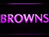 FREE Cleveland Browns (7) LED Sign - Purple - TheLedHeroes