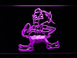 Cleveland Browns (10) LED Neon Sign USB - Purple - TheLedHeroes