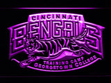 Cincinnati Bengals Training Camp Georgetown College LED Neon Sign USB - Purple - TheLedHeroes