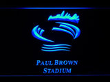 Cincinnati Bengals Paul Brown Stadium LED Neon Sign USB - Blue - TheLedHeroes