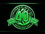 Cincinnati Bengals 40th Anniversary LED Neon Sign USB - Green - TheLedHeroes