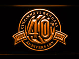 Cincinnati Bengals 40th Anniversary LED Sign - Orange - TheLedHeroes