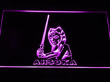 Star Wars Ahsoka LED Neon Sign USB - Purple - TheLedHeroes