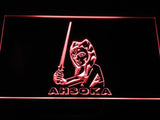 Star Wars Ahsoka LED Neon Sign Electrical - Red - TheLedHeroes