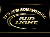 Bud Light It's 5pm Somewhere LED Neon Sign Electrical -  - TheLedHeroes