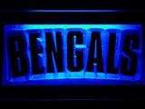 Cincinnati Bengals (6) LED Neon Sign USB - Blue - TheLedHeroes