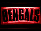 Cincinnati Bengals (6) LED Neon Sign USB - Red - TheLedHeroes