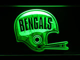 Cincinnati Bengals (8) LED Neon Sign USB - Green - TheLedHeroes