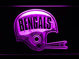 Cincinnati Bengals (8) LED Neon Sign Electrical - Purple - TheLedHeroes