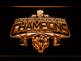 Chicago Bears NFC Conference Champions 2006 LED Sign - Orange - TheLedHeroes