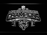 Chicago Bears NFC Conference Champions 2006 LED Sign - White - TheLedHeroes