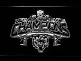 Chicago Bears NFC Conference Champions 2006 LED Neon Sign USB - White - TheLedHeroes