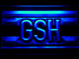 Chicago Bears GSH George Halas LED Neon Sign Electrical - Blue - TheLedHeroes