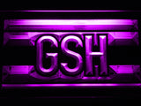 Chicago Bears GSH George Halas LED Sign - Purple - TheLedHeroes