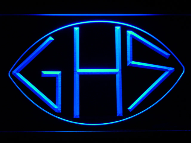 FREE Chicago Bears GSH George Halas (2) LED Sign - Blue - TheLedHeroes