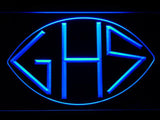 Chicago Bears GSH George Halas (2) LED Neon Sign Electrical - Blue - TheLedHeroes