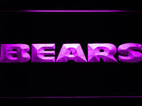 Chicago Bears (4) LED Neon Sign USB - Purple - TheLedHeroes