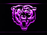 Chicago Bears (5) LED Neon Sign Electrical - Purple - TheLedHeroes