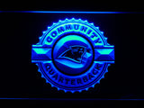 Carolina Panthers Community Quarterback LED Sign - Blue - TheLedHeroes
