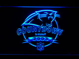 Carolina Panthers Countdown to Kickoff 2003 LED Sign - Blue - TheLedHeroes