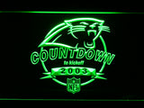 Carolina Panthers Countdown to Kickoff 2003 LED Sign - Green - TheLedHeroes