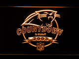 FREE Carolina Panthers Countdown to Kickoff 2003 LED Sign - Orange - TheLedHeroes