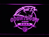 Carolina Panthers Countdown to Kickoff 2003 LED Sign - Purple - TheLedHeroes