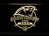 Carolina Panthers Countdown to Kickoff 2003 LED Sign - Yellow - TheLedHeroes