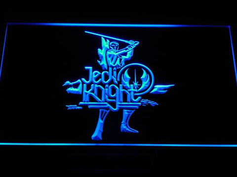 Star Wars Jedi Knight (2) LED Neon Sign Electrical - Blue - TheLedHeroes