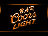 FREE Coors Light Bar LED Sign - Orange - TheLedHeroes
