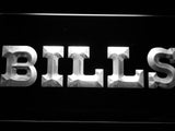 Buffalo Bills (5) LED Neon Sign USB - White - TheLedHeroes