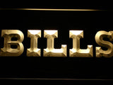 Buffalo Bills (5) LED Neon Sign USB - Yellow - TheLedHeroes
