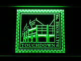 Baltimore Ravens Touchdown LED Neon Sign Electrical - Green - TheLedHeroes