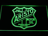 Aristo Motor Oil LED Neon Sign Electrical - Green - TheLedHeroes