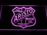 Aristo Motor Oil LED Neon Sign Electrical - Purple - TheLedHeroes