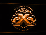 FREE Baltimore Ravens 10th Anniversary LED Sign - Orange - TheLedHeroes