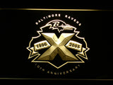 FREE Baltimore Ravens 10th Anniversary LED Sign - Yellow - TheLedHeroes