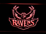 Baltimore Ravens (7) LED Neon Sign USB - Red - TheLedHeroes