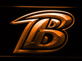 Baltimore Ravens (8) LED Neon Sign USB - Orange - TheLedHeroes