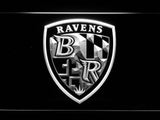 Baltimore Ravens (9) LED Neon Sign Electrical - White - TheLedHeroes