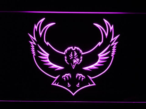 Baltimore Ravens (11) LED Neon Sign USB - Purple - TheLedHeroes