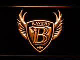 Baltimore Ravens (12) LED Sign - Orange - TheLedHeroes