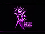 Atlanta Falcons Youth Foundation LED Sign - Purple - TheLedHeroes