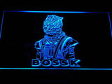 Star Wars Bossk LED Neon Sign USB - Blue - TheLedHeroes