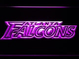 Atlanta Falcons (4) LED Neon Sign USB - Purple - TheLedHeroes