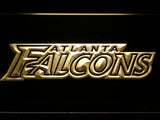 Atlanta Falcons (4) LED Neon Sign USB - Yellow - TheLedHeroes