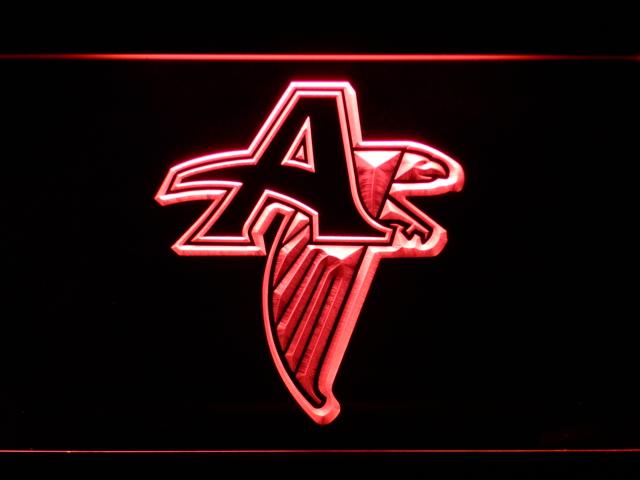 Atlanta Falcons (5) LED Neon Sign USB - Red - TheLedHeroes