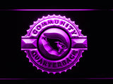 Arizona Cardinals Community Quaterback LED Sign - Purple - TheLedHeroes
